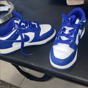 Nike Kids Sneakers in Blue and White